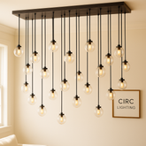 Pearl Rectangular Chandelier 72"